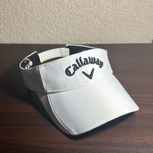 White Callaway Golf Visor